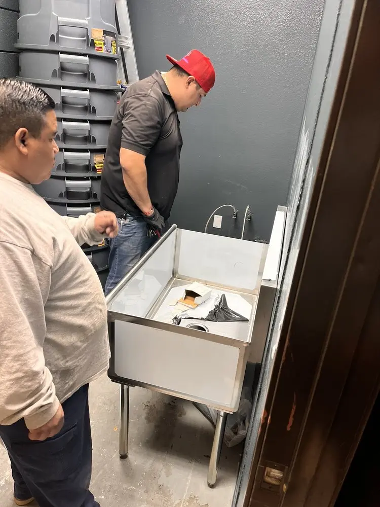 Commercial plumbing and sink installation in Spring Valley Farms